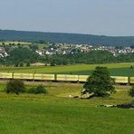 Bierzug in Panorama