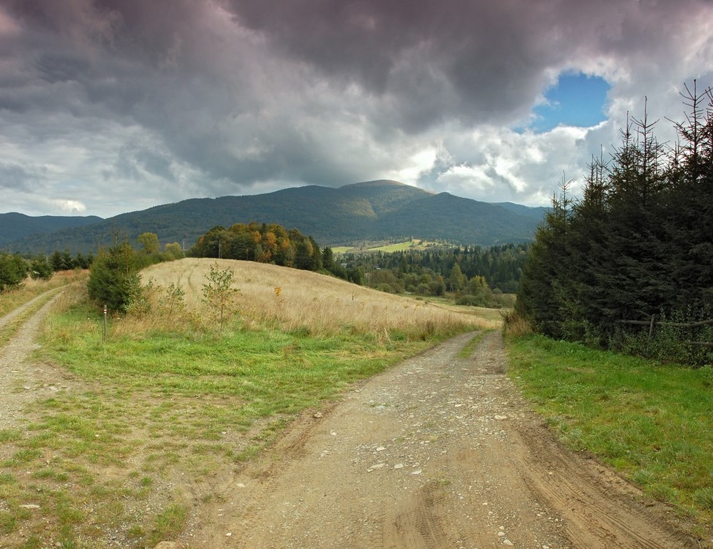 Bieszczady Mountains in Poland