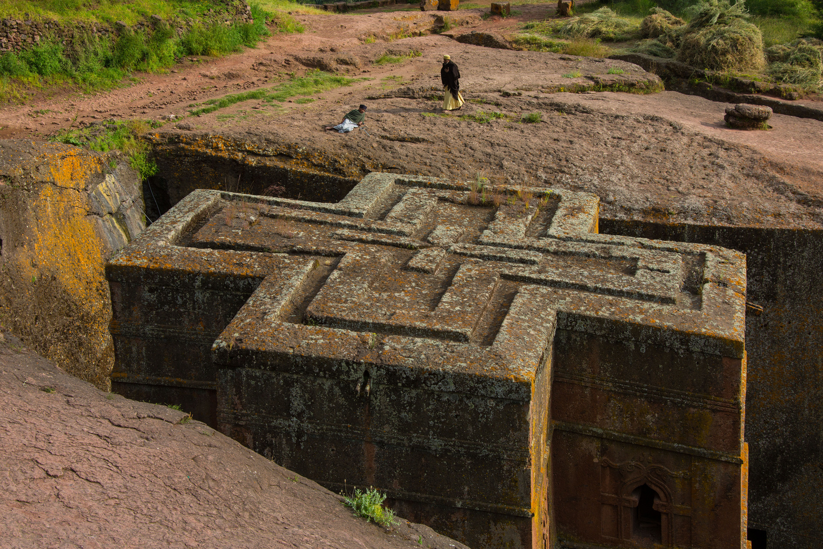 Bieta Ghiorghis, l'église de Saint Georges, à Lalibela.