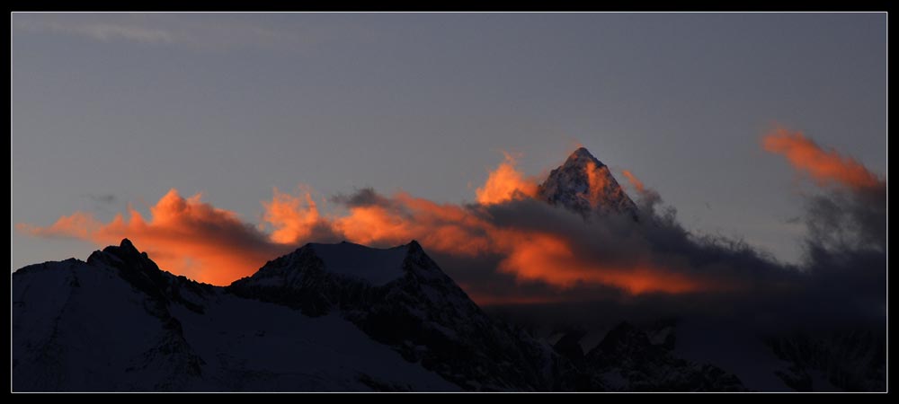 Bietschhorn Sonnenuntergang