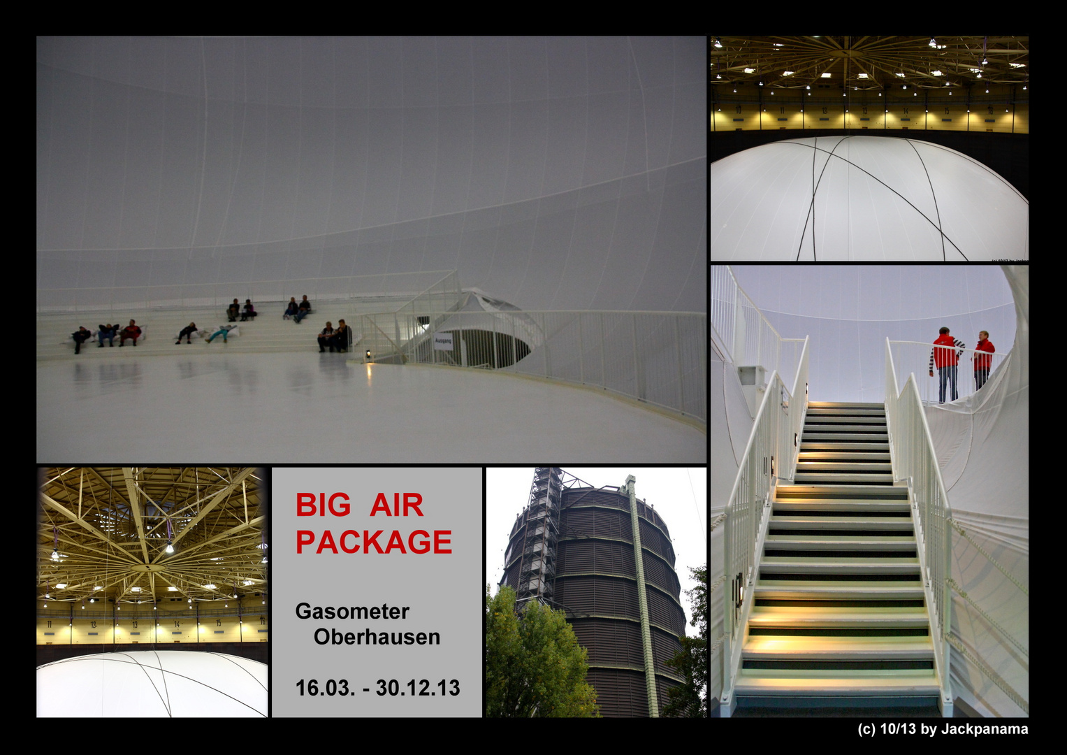 BIG AIR PACKAGE von Christo im Gasometer, Oberhausen