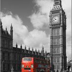 Big Ben and red bus
