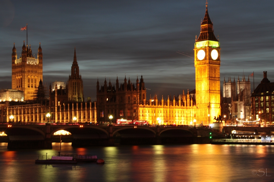 Big Ben bei Dunkelheit