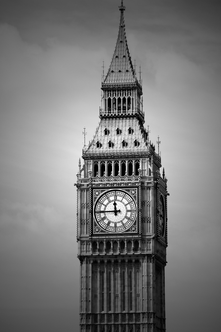 Big Ben in Schwarz-Weiß