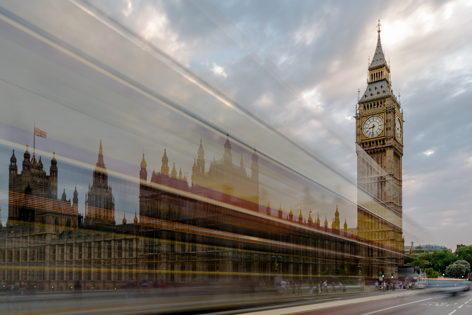 Big Ben und der Bus