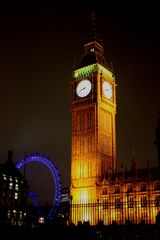 Big Ben und London Eye