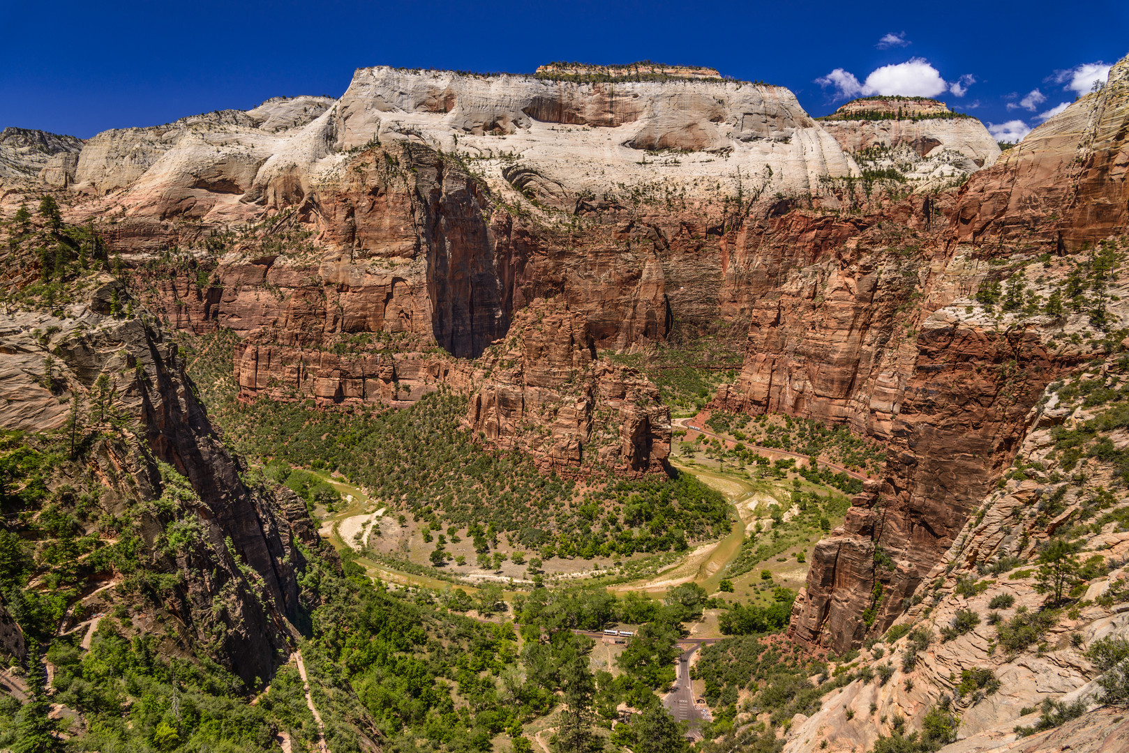 Big Bend, Zion NP, Utah, USA Foto & Bild sandstein, schlucht, canyon
