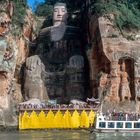 Big Buddha in Leshan China Weltkulturerbe