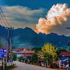 Big clouds over Tambon Nong Phue