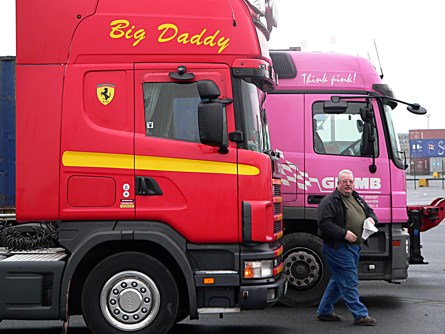 Big Daddy - think pink!