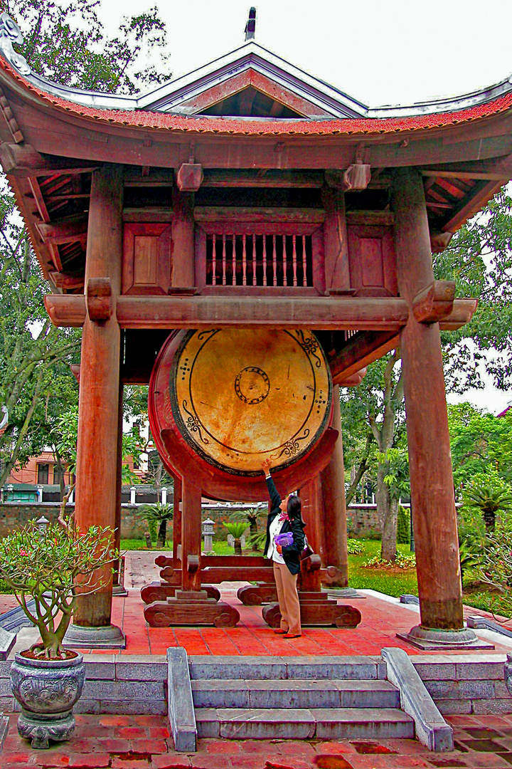 Big drum in the Van Mieu complex