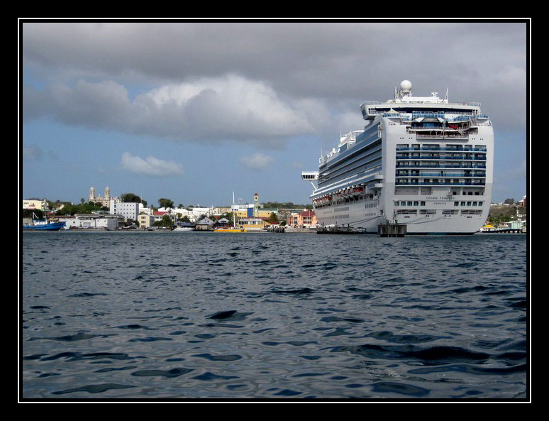 Big Ship in the Small Town