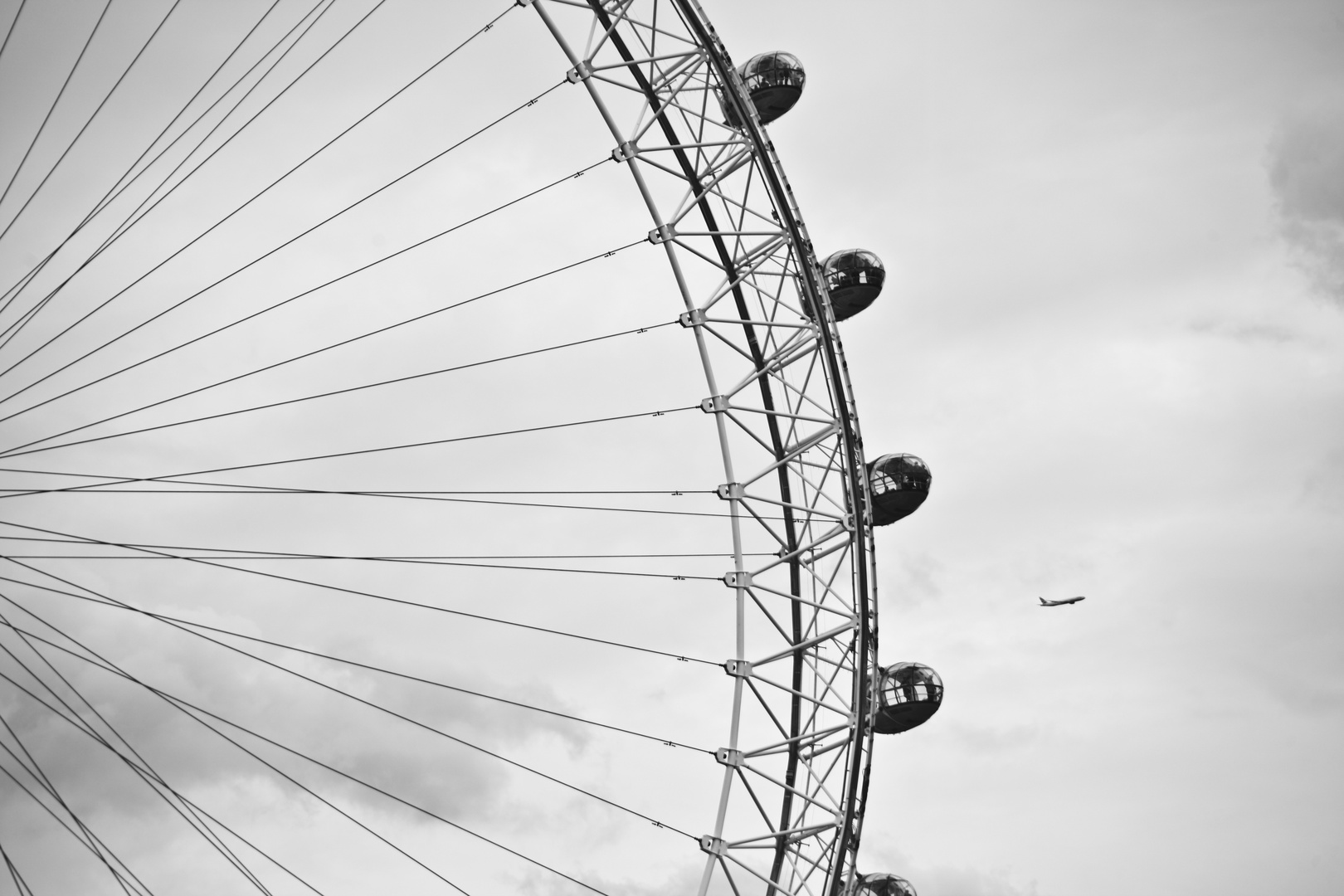 big wheel and one airplane