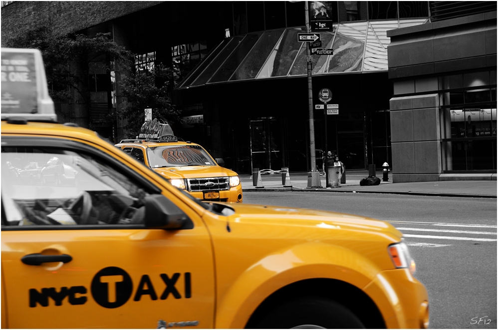 big yellow taxi...