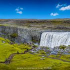 Biggest waterfall in Europe Dettifoss in Iceland