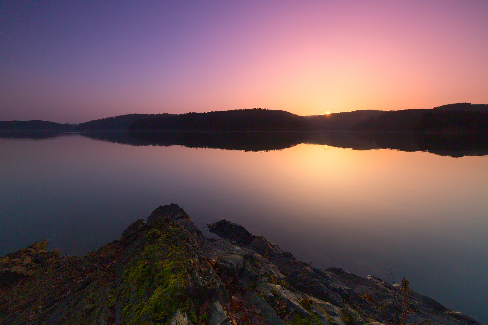 Biggestausee bei Sonnenaufgang