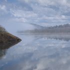 Biggetalsperre im Morgennebel