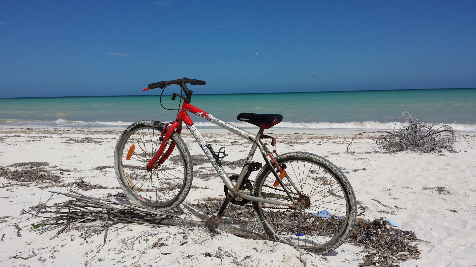 Bike am Strand