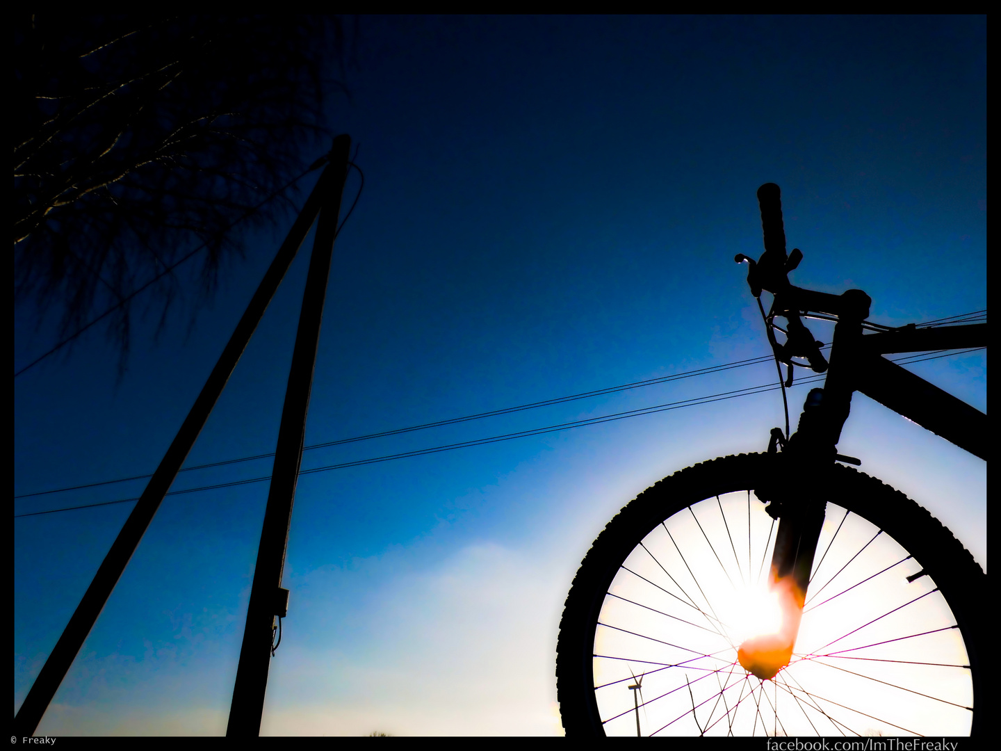 Bike and sun