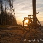 Bike and Sunset