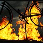 bike on fire