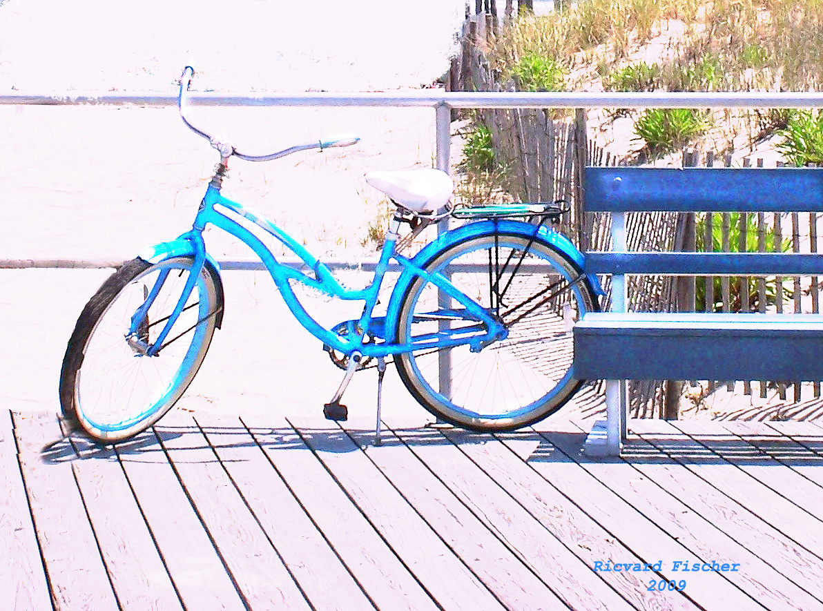 Bike on Wildwood NJ boardwalk