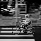 bike race in the rain