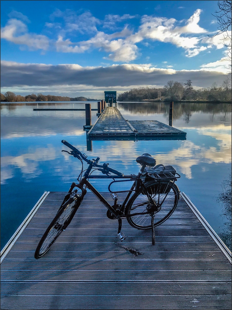 * Bike ride on an winter day *