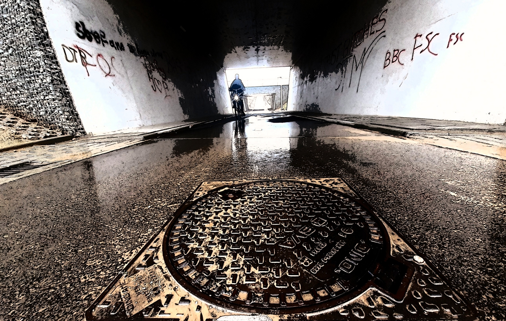 Bike tunnel 