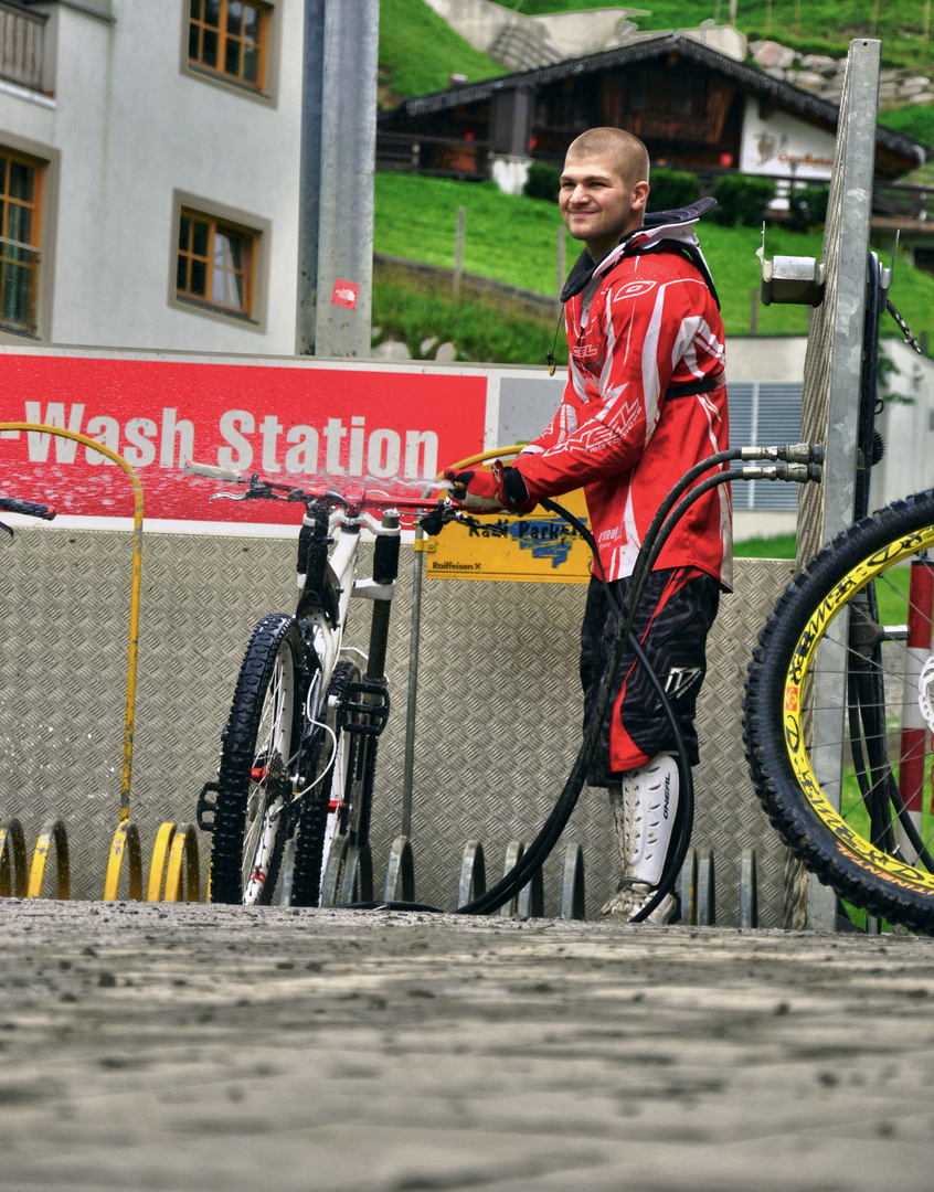 Bike Wash in Hinterglemm