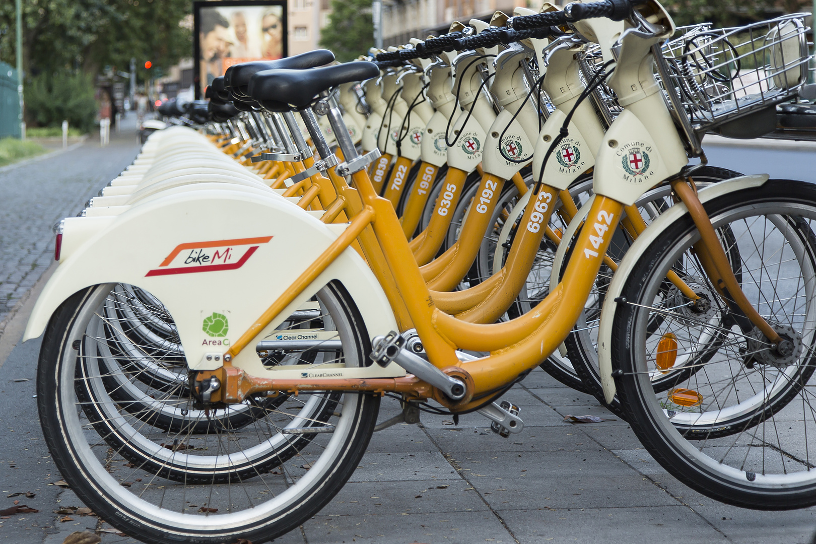 "bikeMi" in Milano