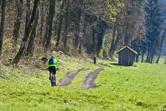 Biken im Frühling