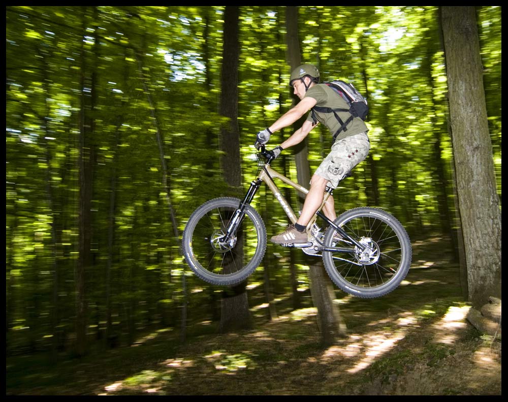 Biken im Wald - 2