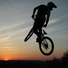 Bikepark Gomaringen, Abendsonne, wunderschön