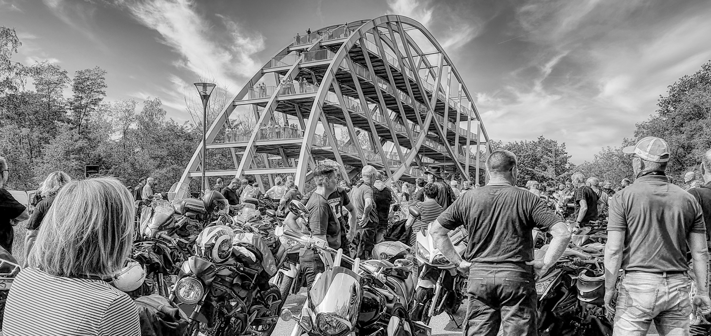 Biker am Bitterfelder Bogen