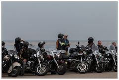 Biker auf Borkum