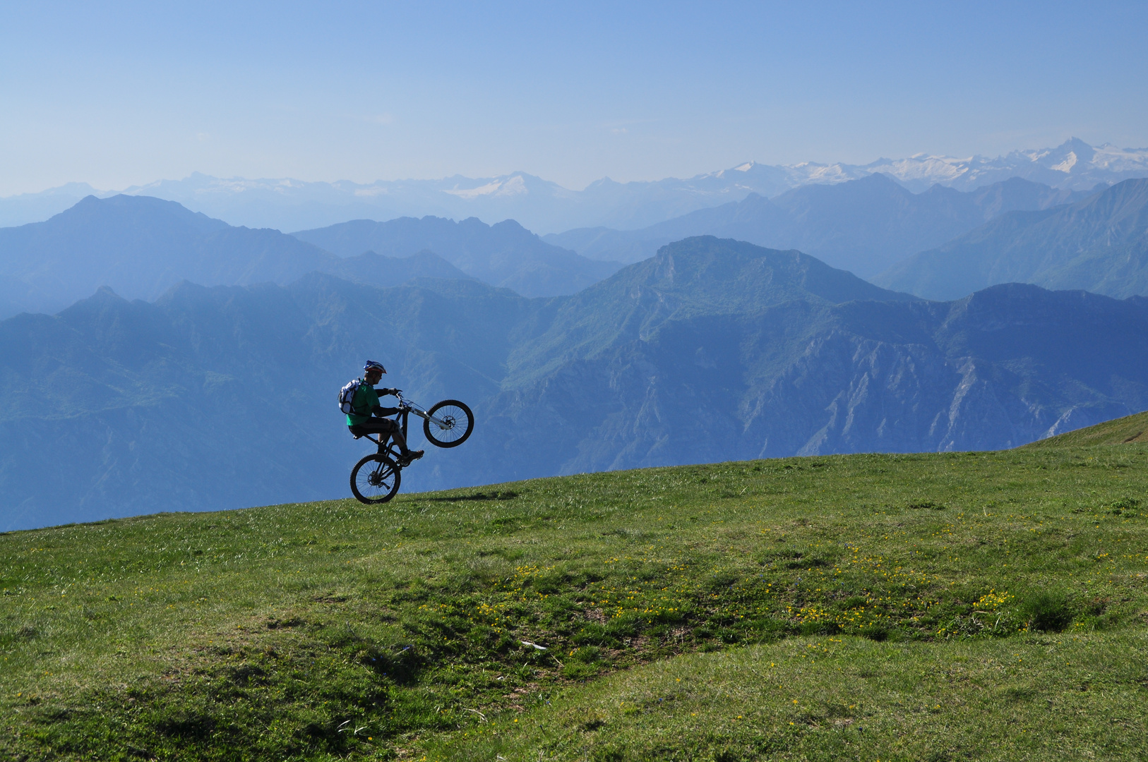 Biker auf dem Monte Baldo