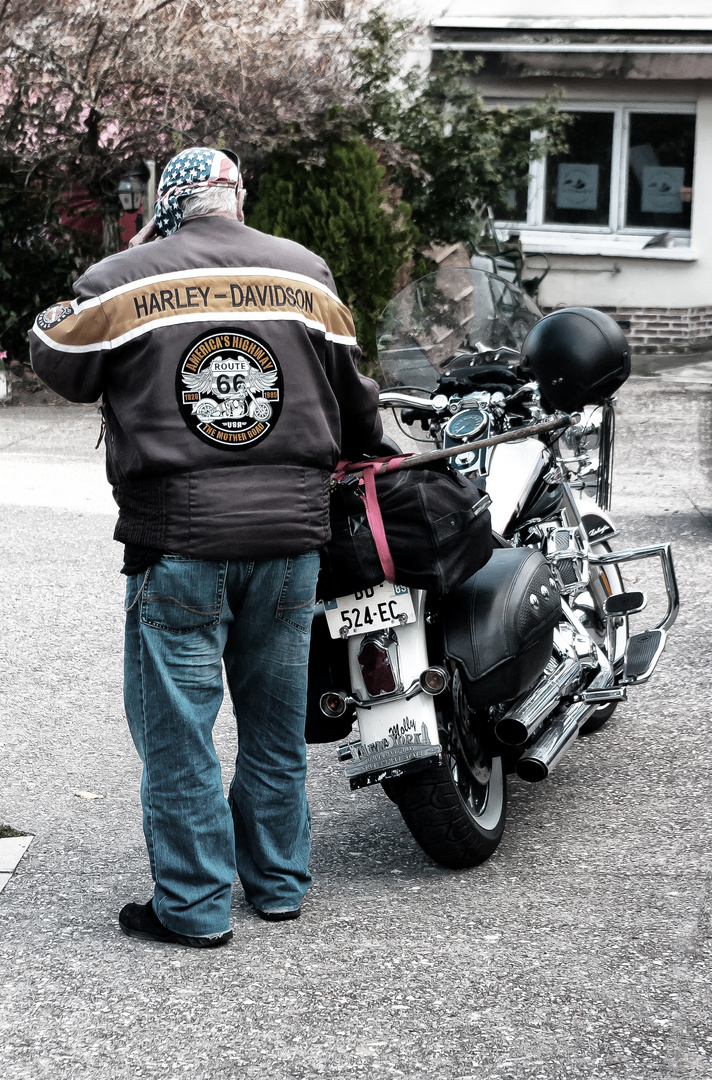 Biker ... en panne !