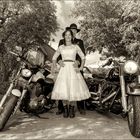 Biker-Hochzeit im Western Styl