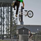 Biker im Rheinpark