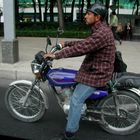 ...Biker in Mexico City...