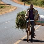 Biker in Tanzania