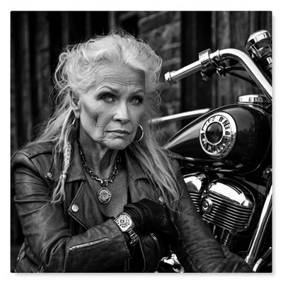                      - Biker Lady-