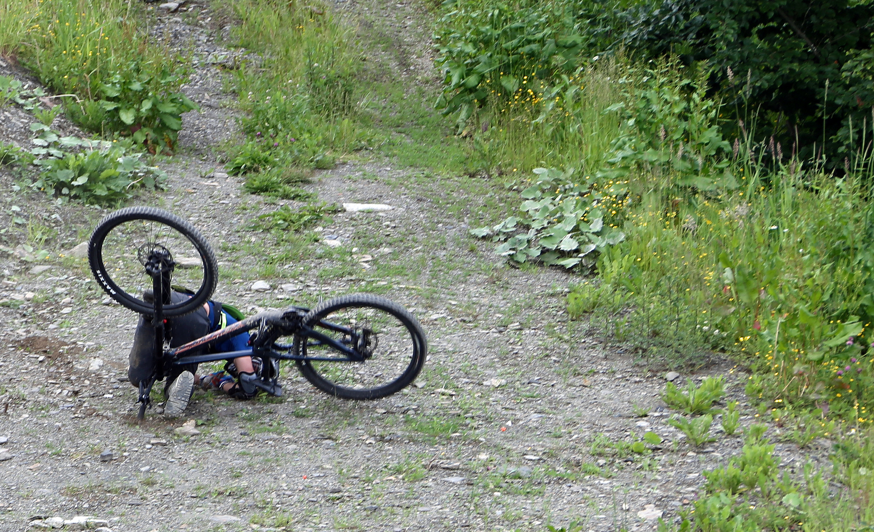 Biker - Mountainbiker -Autsch, ouch, ai, ay 