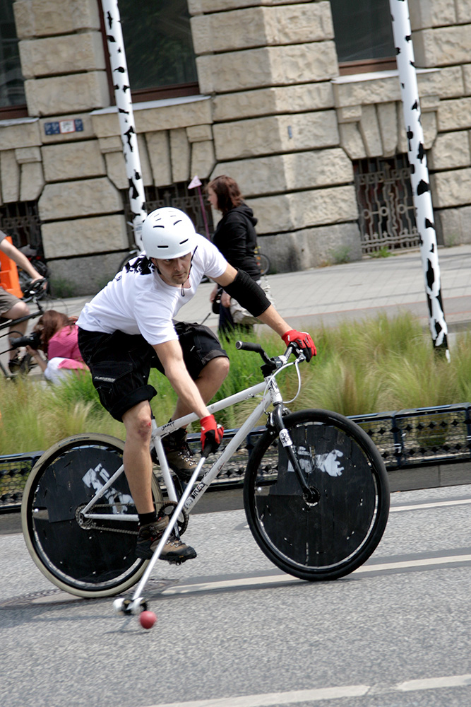 Biker Polo: Torschuss