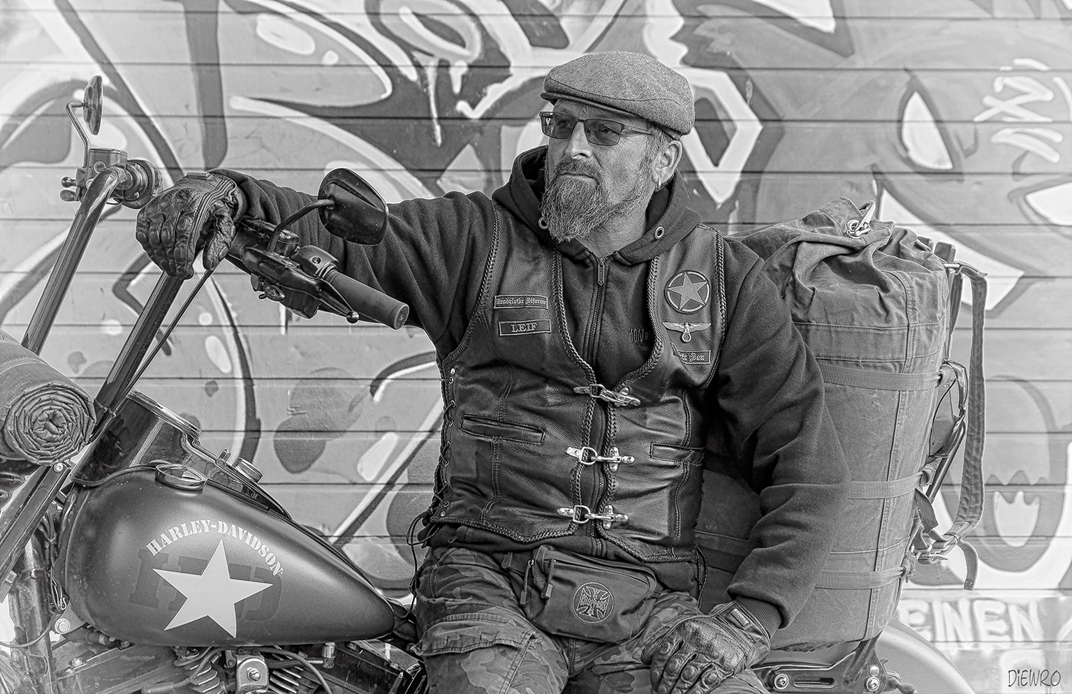 Biker Portrait HDR