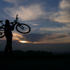 Biker @ sunset