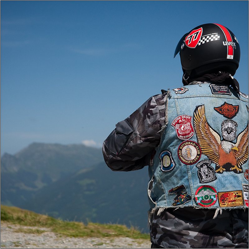 Biker überm Zillertal