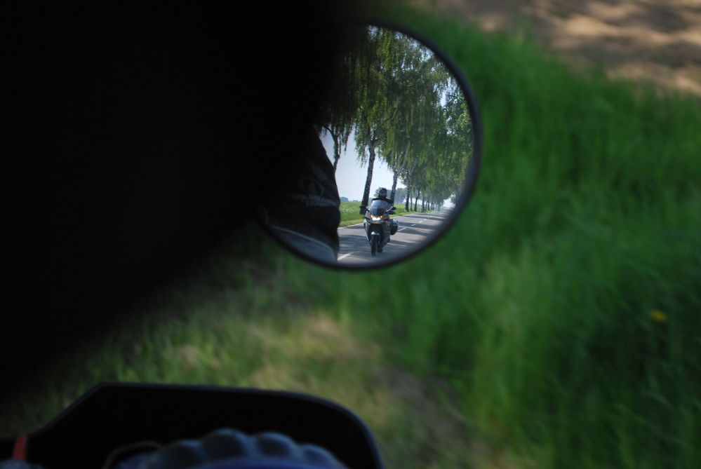 Biker unterwegs am Niederrhein von Eska Schmerzfrei 