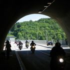 Bikertreffen zu Pfingsten - Highlight Tunneldurchfahrt an der Rappbodetalsperre